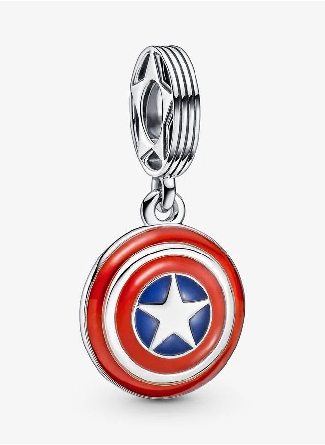 PANDORA - Marvel The Avengers Captain America Shield Dangle Charm - Image 1