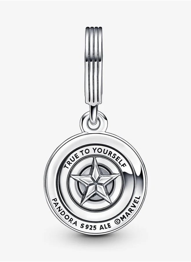PANDORA - Marvel The Avengers Captain America Shield Dangle Charm - Image 1