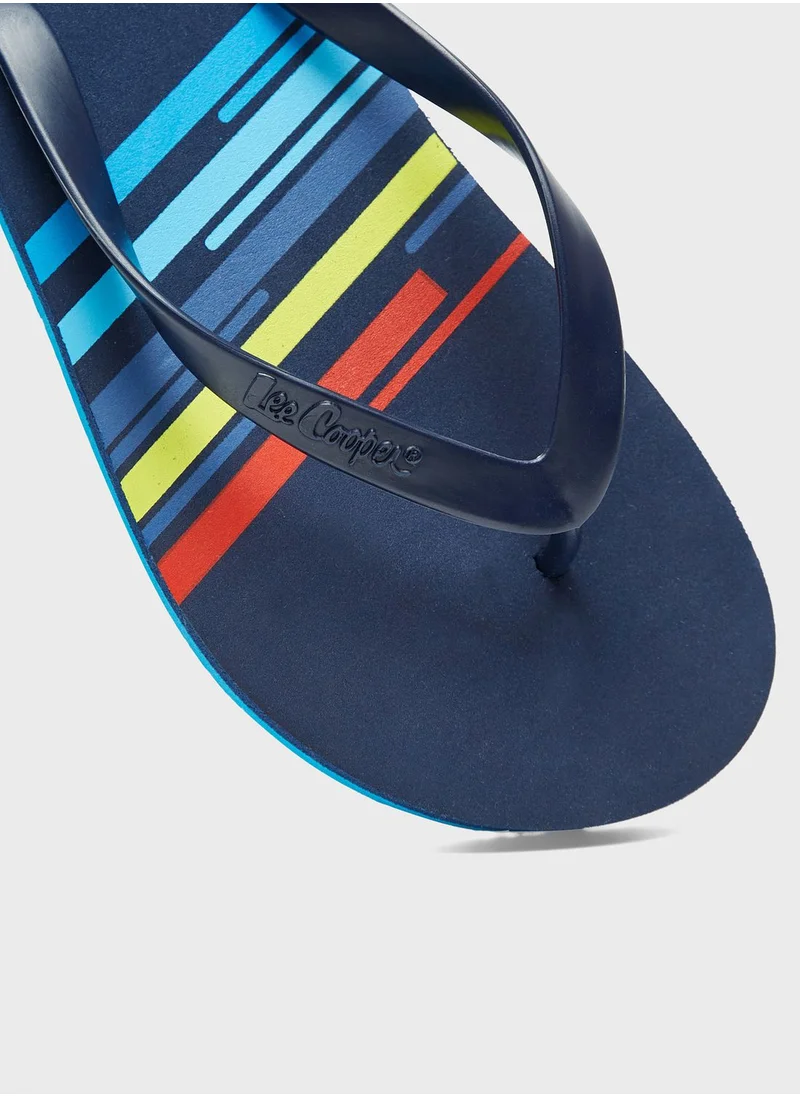 لي كوبر Logo Flip Flops