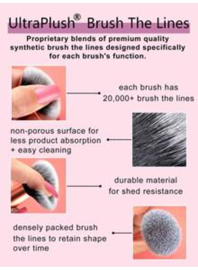 REAL TECHNIQUES Daily Eye Essential 3 Set,361 Medium Shadow Tapered+ Fluffy Bristles To Softly Blendpowder Or Cream Shadows,362 Precision Pointer Shader Paddle Shape To Blend+ Smudge For Aneven + Intense Result,363 Precision Pointer Blender Small, Tapered Brush To Blend + Blur Linersor Shadows Along The Lash Line pink - Image 4