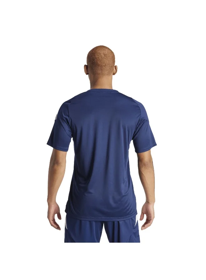 adidas تيشيرت كرة قدم تيرو 24 أزرق للرجال XS