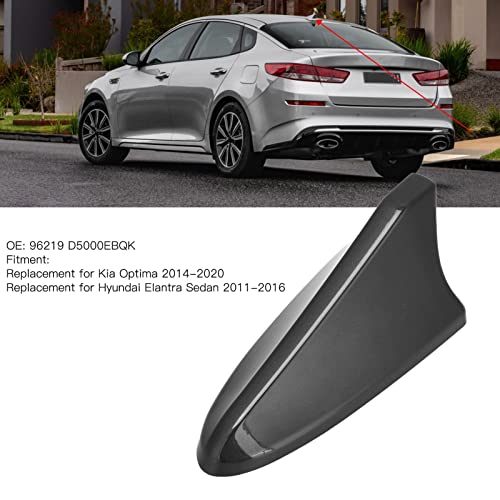 Tefola Roof Antenna Cover, Car Shark Fin Antenna Cover 96219 D5000EBQK Roof Aerial Base Replacement for Kia Optima 2014‑2020 (Black) - Image 4