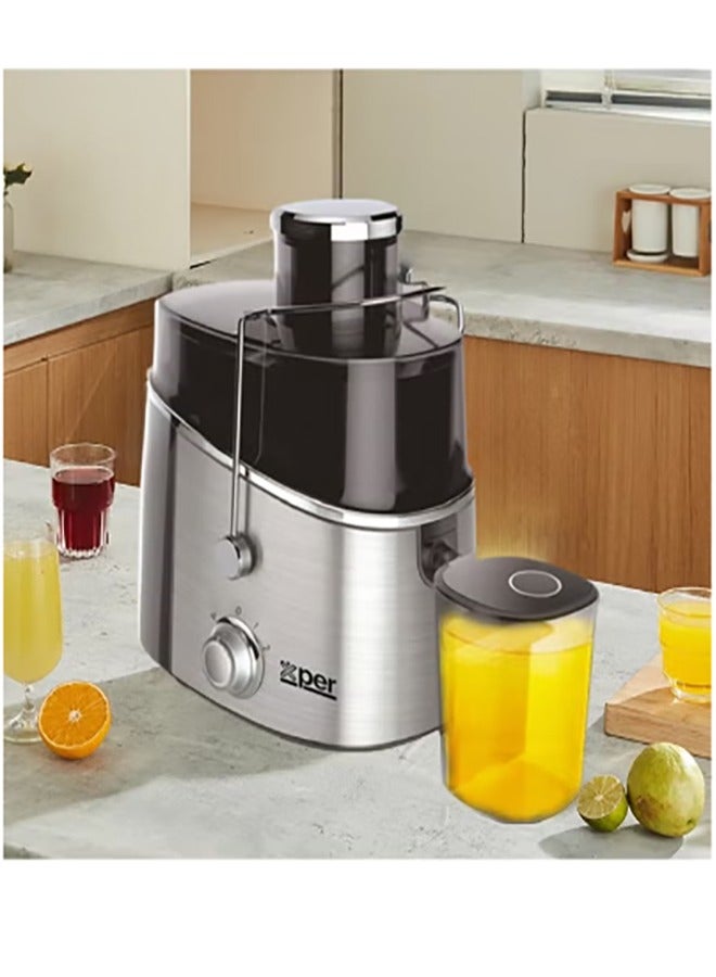 XPER Fruit Juicer - 600 Watts - Two Speeds - Safety System - Steel | XPJU-600S - Image 5