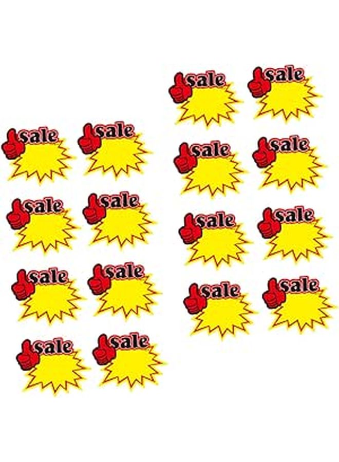 50 Pack Blank Price Tags Stickers For Retail Products Garage Sale Advertising - Image 1