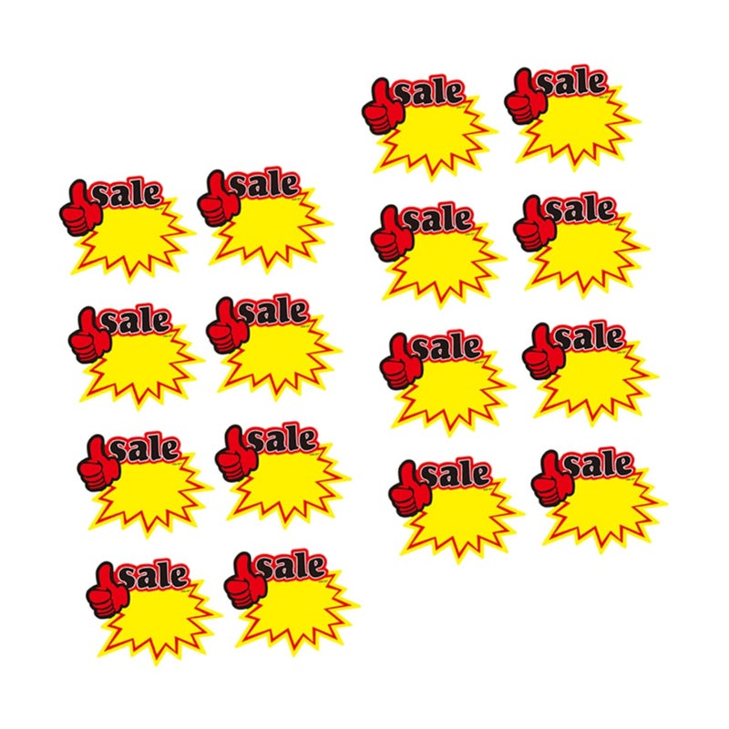 50 Pack Blank Price Tags Stickers For Retail Products Garage Sale Advertising - Image 2