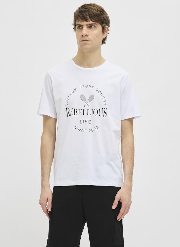 JJ Rebel by Jack & Jones Jrebgrant  Ss Crew Neck T-Shirt  - Image 1