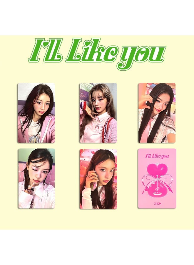 NIBEMINENT 5 Pcs Kpop ILLIT I'LL LIKE YOU Lomo Cards Card For Fans Collection Gifts - Image 1