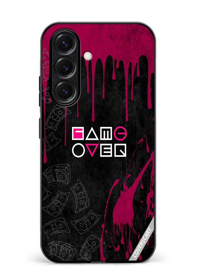 Protective Case Cover For Samsung Galaxy A56 Game Over Design Multicolour