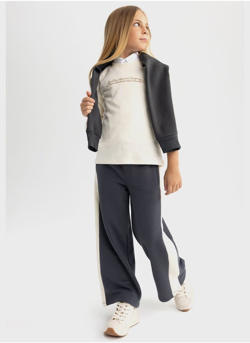 DeFacto - Kids Essential Flared Trousers - Image 1