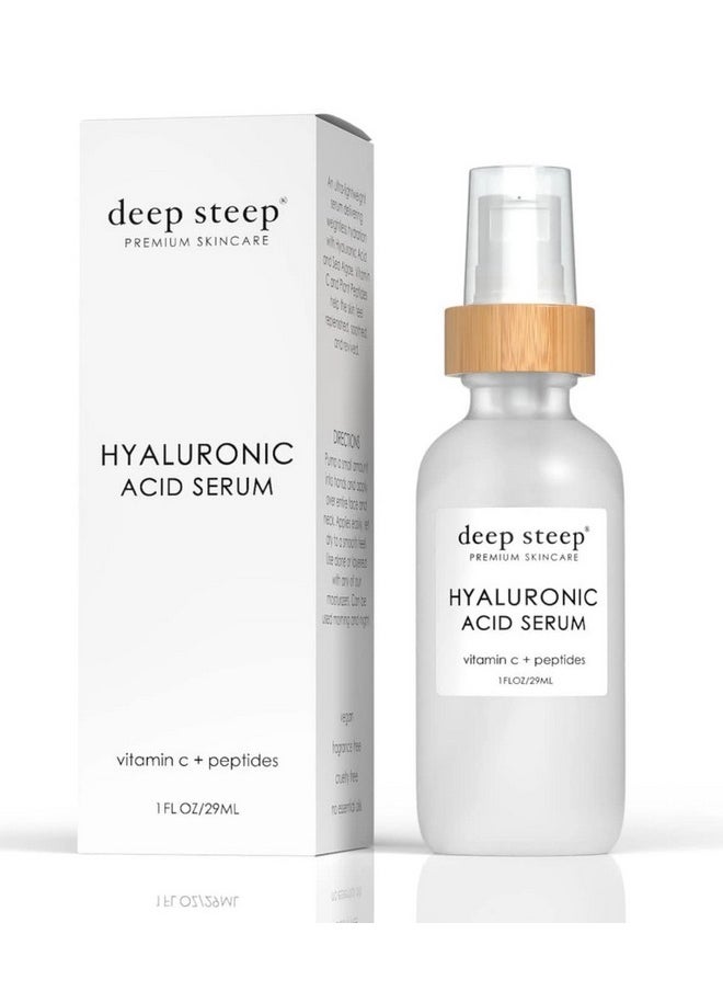 Deep Steep - Skin Care Line Face Serums (1 Oz Hyaluronic Acid Serum) - Image 1