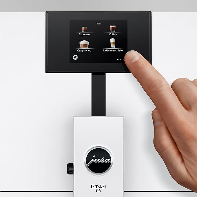 jura ENA 8 Touchscreen Full Nordic White #15495 - Image 3