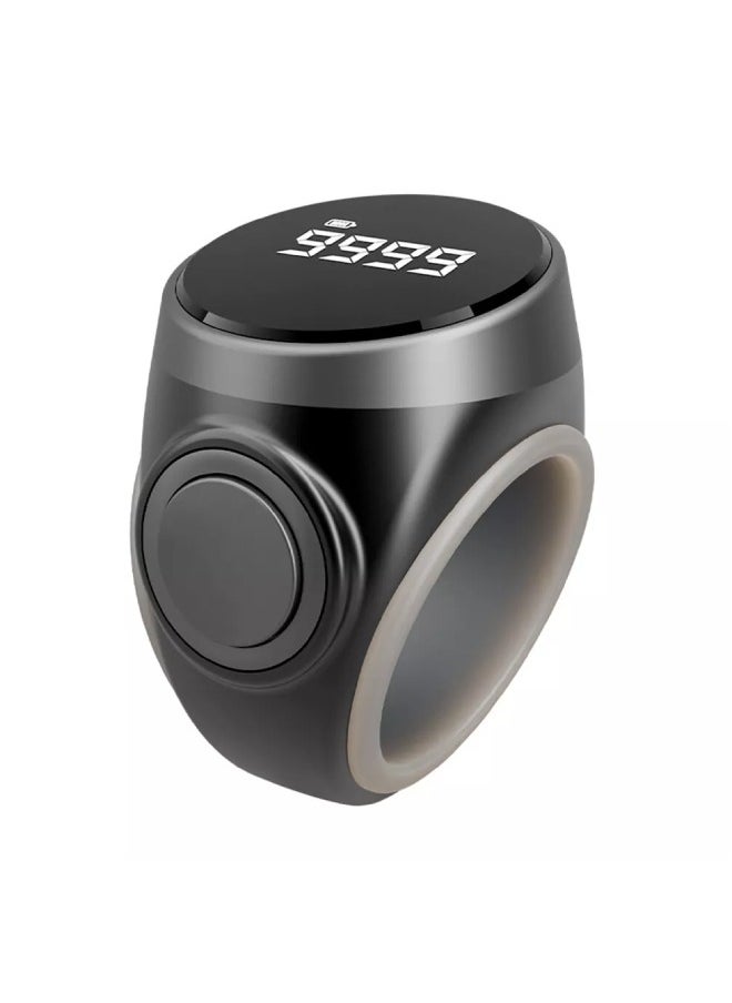 CHHQLZS Zikr Ring, Digital Finger Counter Tasbih Counter with OLED Display Tasbeeh Ring 3 Sizes for Prayer Islamic Tasbih Muslims (18mm-22mm)  - Image 1