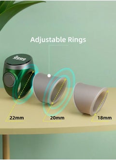 CHHQLZS Zikr Ring, Digital Finger Counter Tasbih Counter with OLED Display Tasbeeh Ring 3 Sizes Daily Prayer Reminder for Prayer Islamic Tasbih Muslims (18mm-22mm)  - Image 5