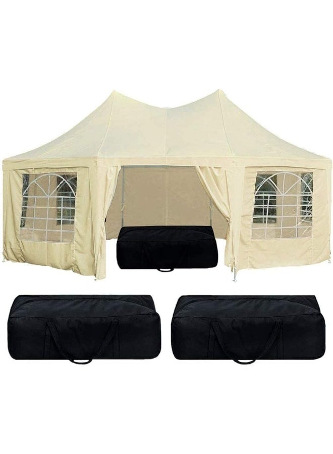 Yulan Outdoor Shelters & Gazebos, Garden Gazebo Party Tent Steel Frame Gazebo Waterproof Fabric, For Garden Canopy Outdoor Waterproof Party Tent Marquee - Image 2