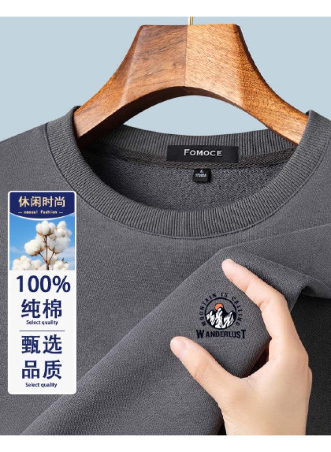 Fomoce men's Fleece Hoodie - Comfortable & Warm Knitted Long Sleeve Pullover For Casual Wear - Image 1