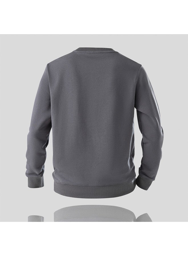 Fomoce men's Fleece Hoodie - Comfortable & Warm Knitted Long Sleeve Pullover For Casual Wear - Image 5