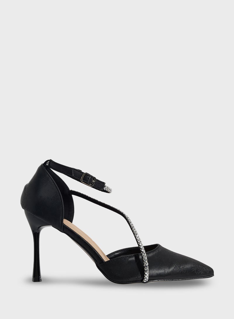 ELLA Diamante Heeled Pump  - Image 1