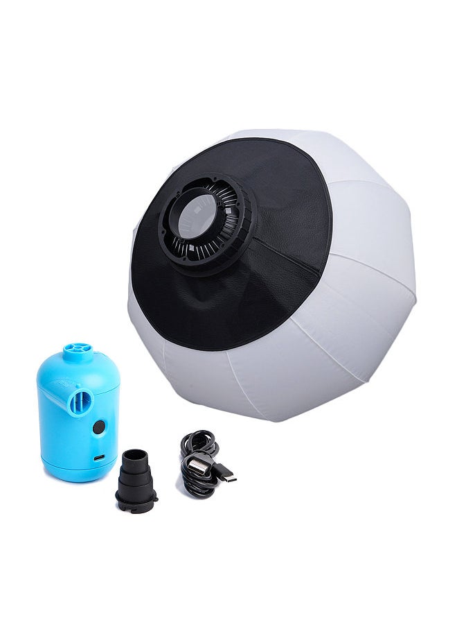 Generic 40cm/15.7in Quick Release Lantern Softbox Professional Bowens Mount Softbox Inflatable Easy Installation with Air Pump USB Cable for Photography Studio Photography Portrait Live Stream  - Image 1