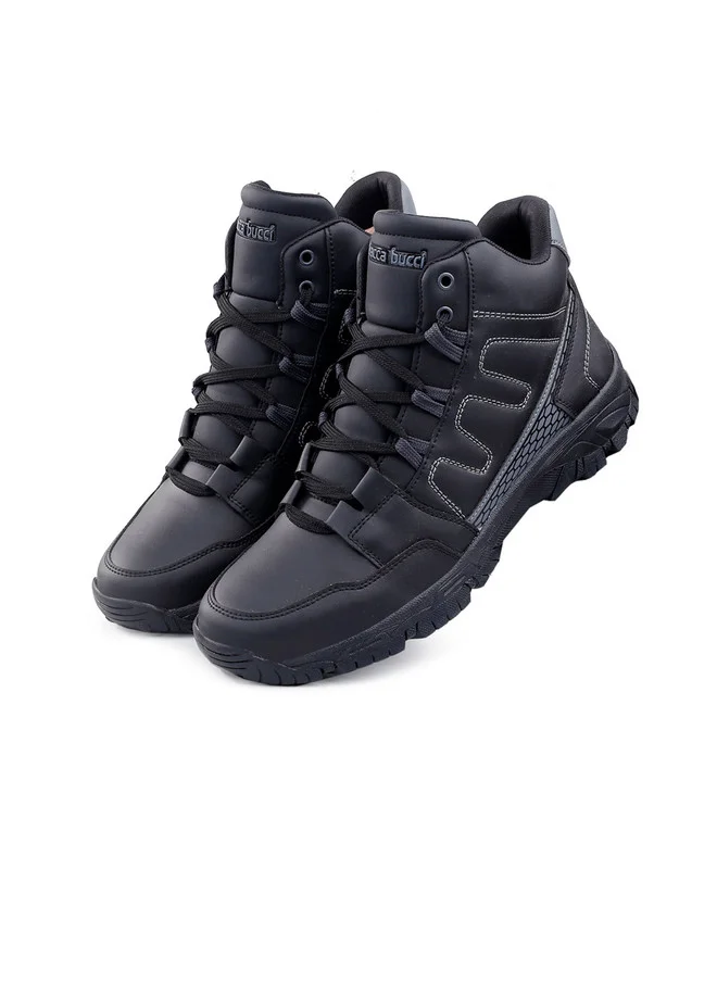 Bacca Bucci Black Yak Adventure Boots for Hiking and Trekking for Men | Best Price UAE