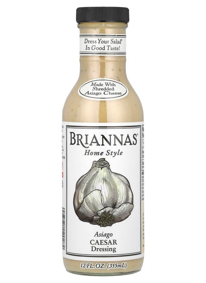 Briannas - Home Style Asiago Caesar Dressing 12 fl oz (355 ml) - Image 1