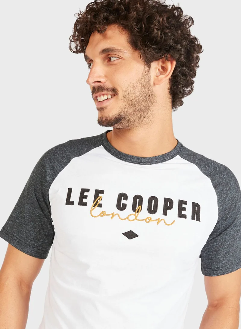 لي كوبر Raglan Crew Neck T-Shirt