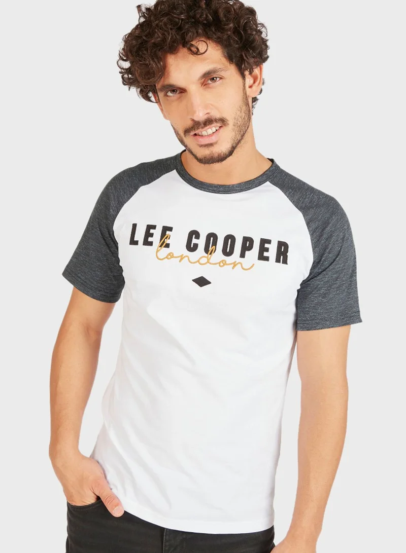 لي كوبر Raglan Crew Neck T-Shirt