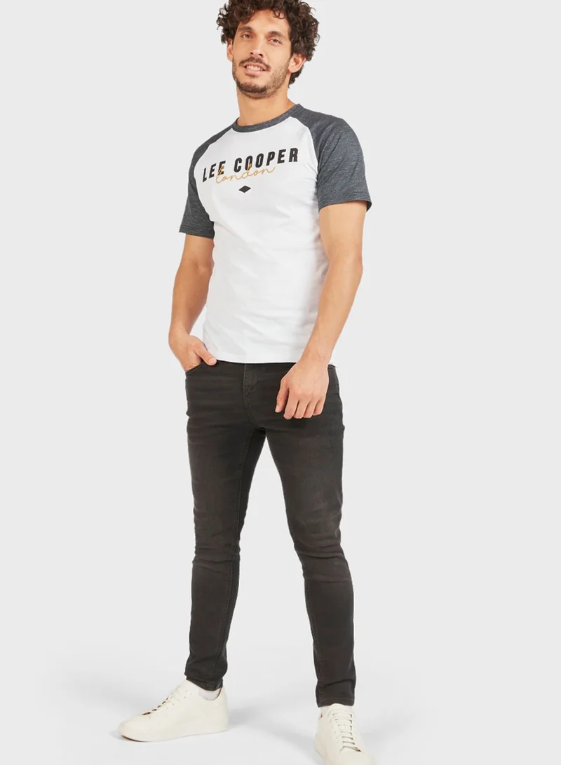 لي كوبر Raglan Crew Neck T-Shirt