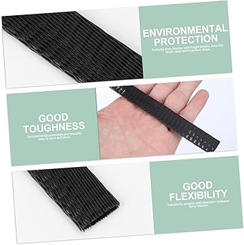 minkissy minkissy 50pcs Makeup Brush Protector Reusable Makeup Brushes Sleeves Cosmetic Brushes for Paint Kits Brush Foundation Black - Image 3