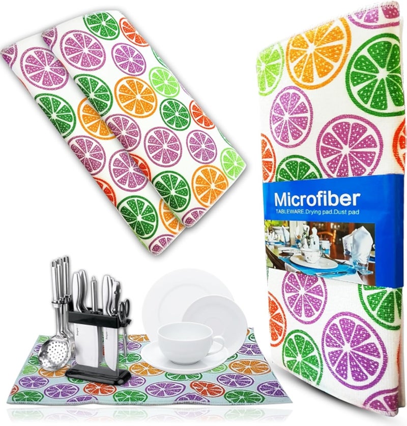 hanso cleaning cloths kitchen towels microfiber cleaning pad Experience the Miracle of Microfiber Elevate Your Cleaning Game Unleash the Power of Microfiber, 50x40CM (Lemon)