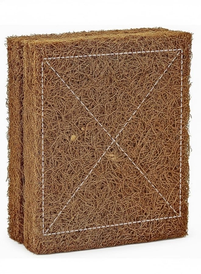 PRAGANIYA Natural Coconut Coir Scrubber Sponge for Dishwashing, Handmade, Durable, Non Toxic & Biodegradable Kitchen Cleaning Pads (5) - Image 3