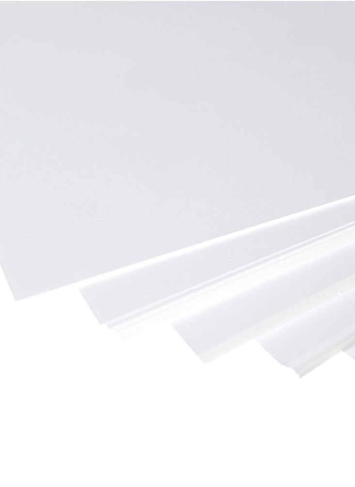 firstnock - A4 Art Matt White Cardstock Paper 250GSM 100 Sheets Card Stock for Brochures, Flyers, Art Prints, Educational Materials, Invitations, Menus, DIY Projects Card Paper Blank White Cards - Image 1