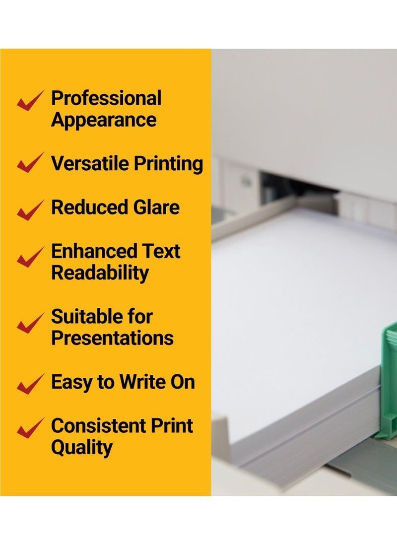 firstnock - A4 Art Matt White Cardstock Paper 250GSM 100 Sheets Card Stock for Brochures, Flyers, Art Prints, Educational Materials, Invitations, Menus, DIY Projects Card Paper Blank White Cards - Image 1