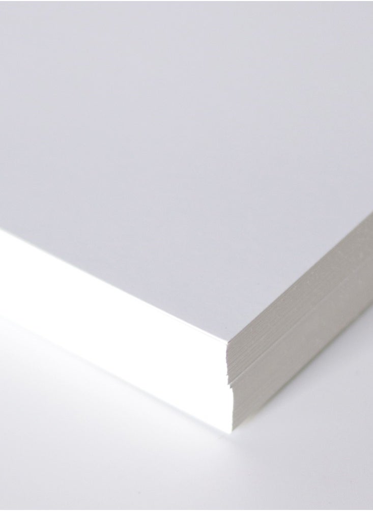 firstnock - A4 Art Matt White Cardstock Paper 250GSM 100 Sheets Card Stock for Brochures, Flyers, Art Prints, Educational Materials, Invitations, Menus, DIY Projects Card Paper Blank White Cards - Image 1