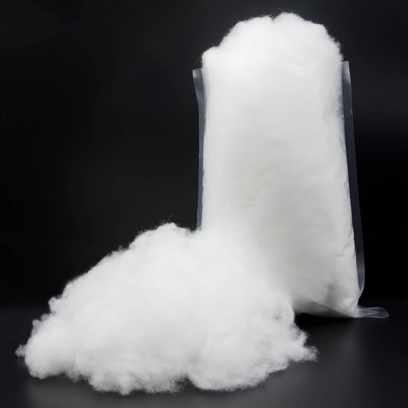 Apragaz Apragaz 2 Bags Christmas Fake Snow Decoration Fiber Artificial Cotton Snow Fluff Decor Indoor Snow Blanket for Winter Village Nativity Xmas - Image 1