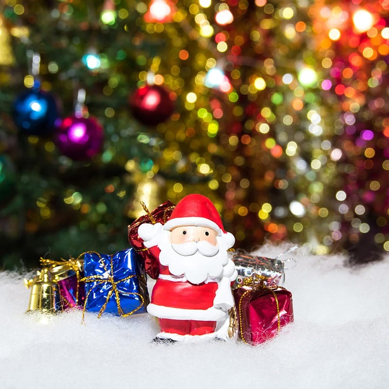 Apragaz Apragaz 2 Bags Christmas Fake Snow Decoration Fiber Artificial Cotton Snow Fluff Decor Indoor Snow Blanket for Winter Village Nativity Xmas - Image 4