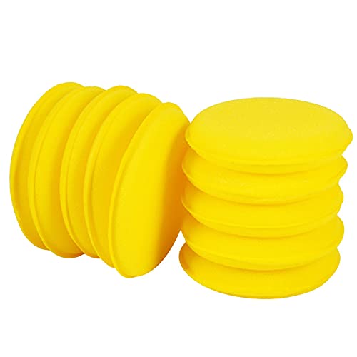 CAR SAAZ Super Absorbent Yellow Car Wash Sponges | Sponge for Car and Bike Washing | Multipurpose Cleaning Sponge for Kitchen, Bathroom, Home Cleaning, Walls, Windows and Other Surfaces(Pack of 4) - Image 1