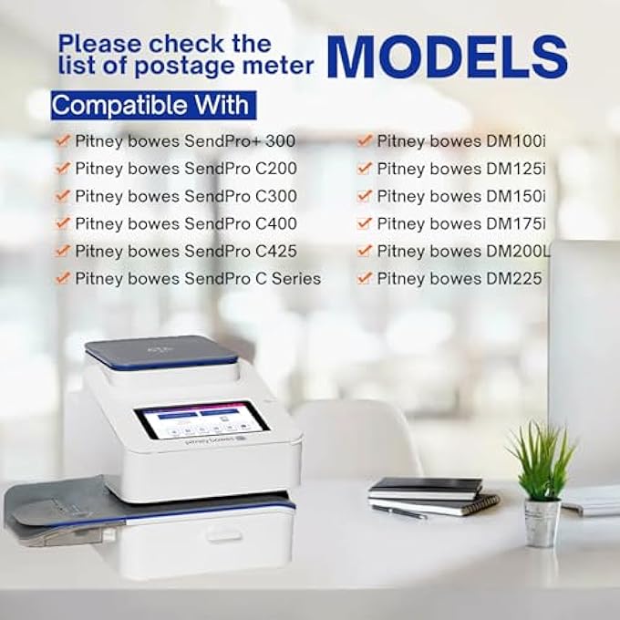 793-5 SL-798-0 INK CARTRIDGE HIGH YIELD REPLACEMENT FOR COMPATIBLE PITNEY BOWES DM100, DM200, DM125, DM175I, DM225, SENDPRO C 200, 300, 400 AND SENDPRO+ SERIES FLUORESCENT RED POSTAGE METER INK - Image 2