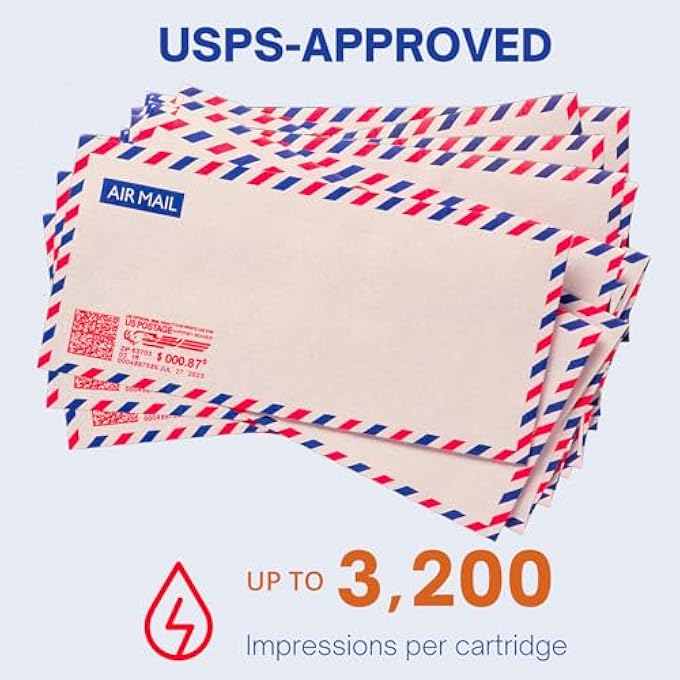 793-5 SL-798-0 INK CARTRIDGE HIGH YIELD REPLACEMENT FOR COMPATIBLE PITNEY BOWES DM100, DM200, DM125, DM175I, DM225, SENDPRO C 200, 300, 400 AND SENDPRO+ SERIES FLUORESCENT RED POSTAGE METER INK - Image 3