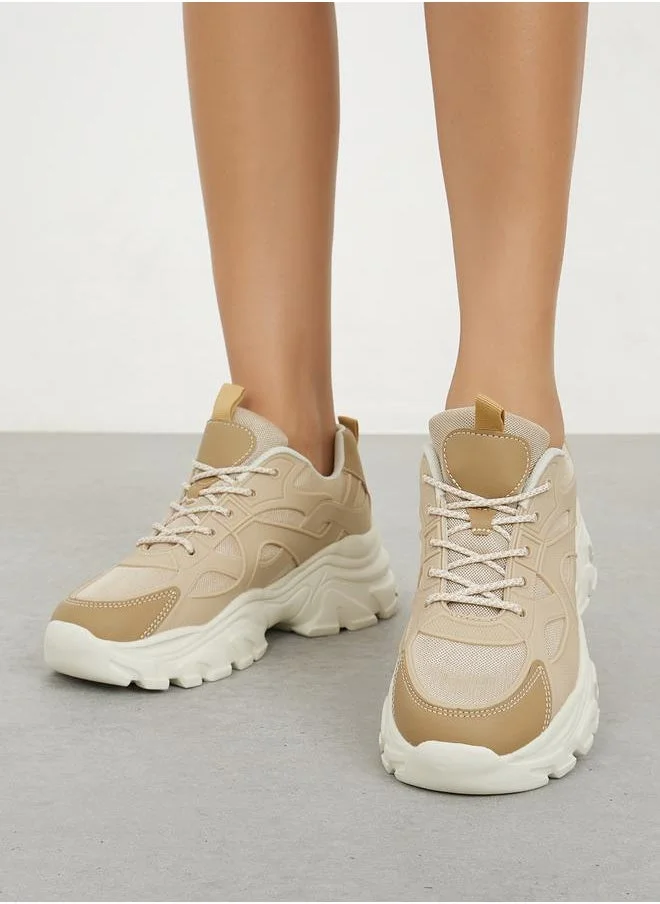 Styli Chunky Web Design Casual Shoes