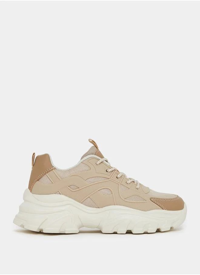 Styli Chunky Web Design Casual Shoes