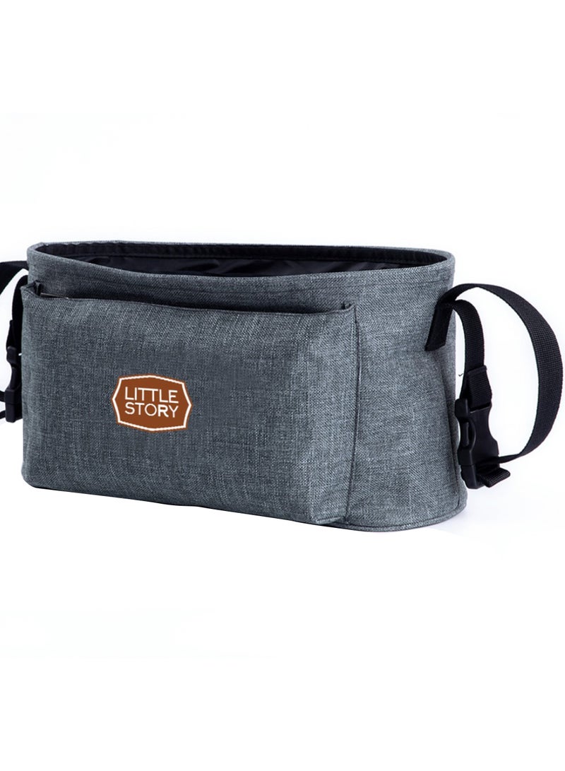 Little Story Bronx Stroller Organizer - Grey - Image 1