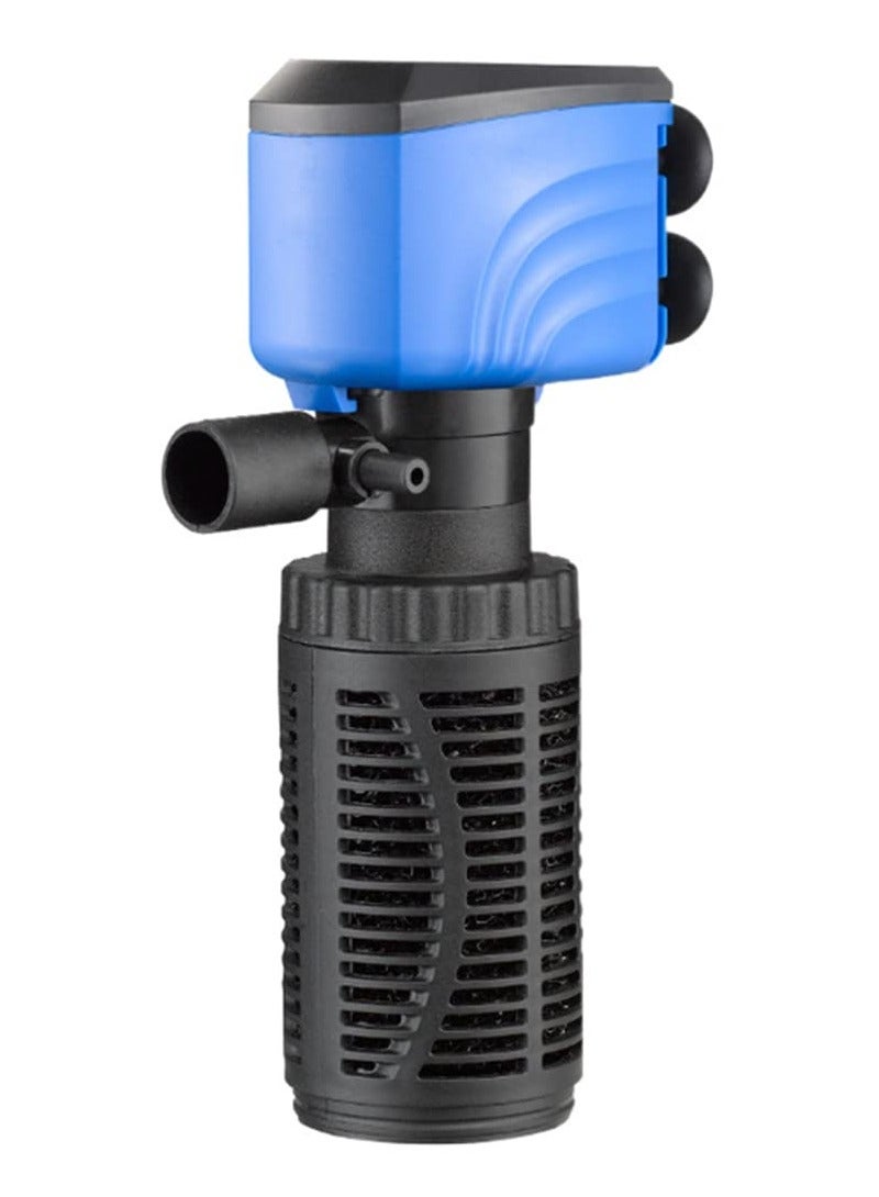 Silent Aquarium Filter Biochemical Filtration Oxygen Enhancer Clean Water Air Pump Make Waves Easy Clean Ideal for 80~120L Tanks - Image 1
