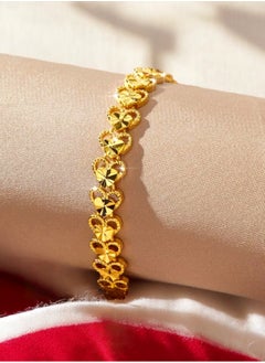 GOLDMAX Elegant 21k Gold Plated Bracelet For Women Size 19cm  - Image 3