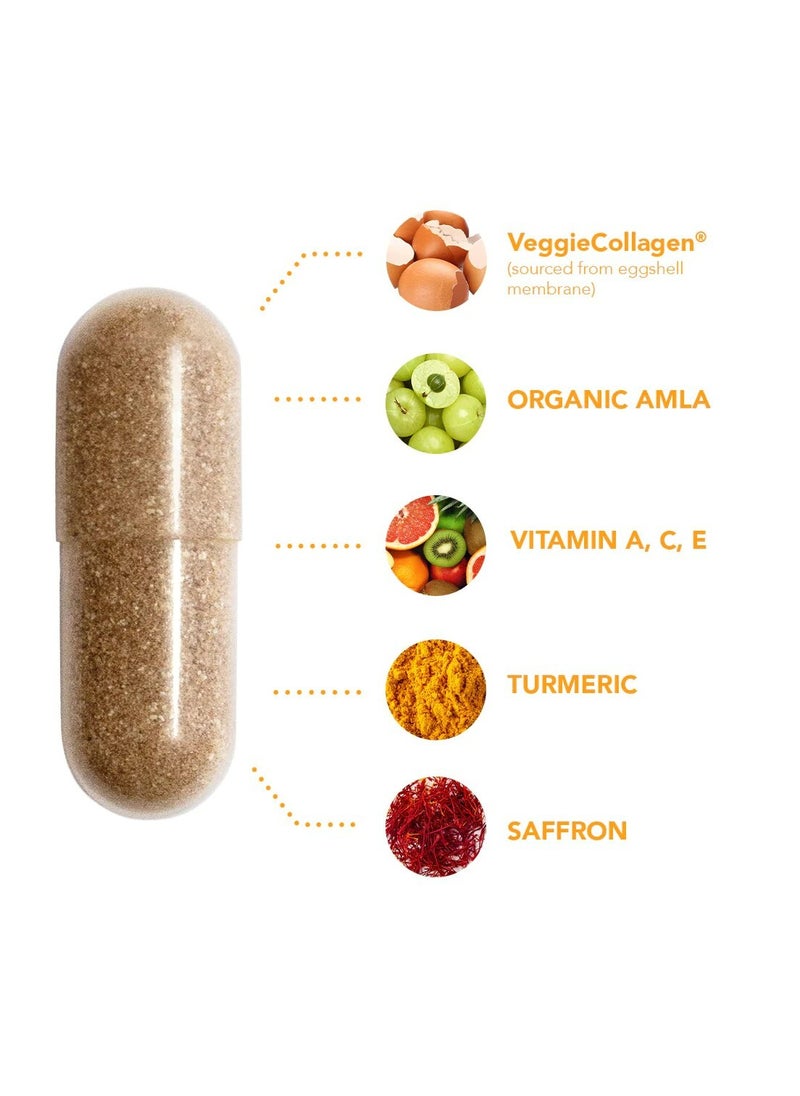 HAIRTAMIN - Skintamin With Veggie Collagen Supports Smooth Clear Youthful- Looking Skin 30 Capsules - Image 1