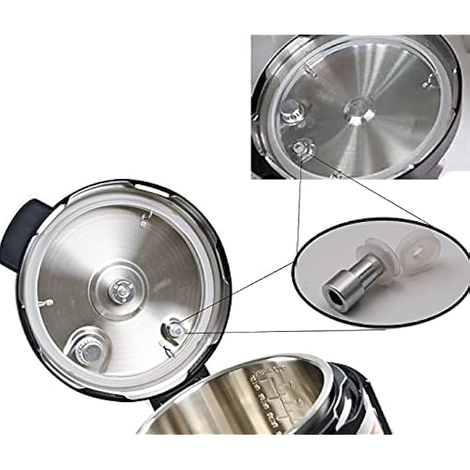 Alele Pressure Cooker Parts  Accessories Replacement Floater And 8 Pack Sealer Gasket81 Pack FloaterSealing81P - Image 3
