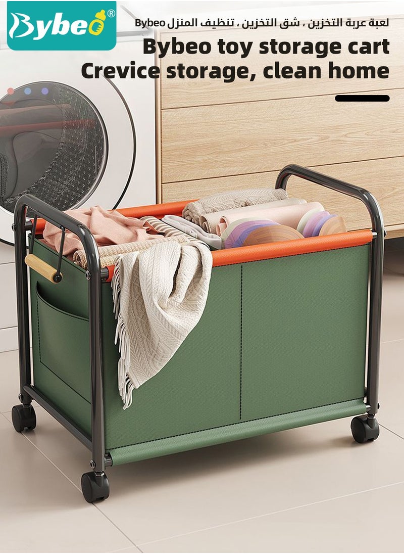 Bybeo Toy Storage Organizer, Toys Storage Box with Wheels, Toy Chest Storage Basket for Kids, Children Toy Container with Durable Handles for Nursery, Living Room, Playroom, Bedroom, Large Capacity  - Image 3