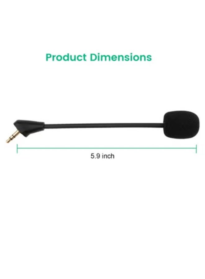 ميكروفون بديل لسماعة الألعاب Kingston HyperX Cloud Alpha، ذراع ميكروفون سماعة رأس 3.5 ملم - Image 4