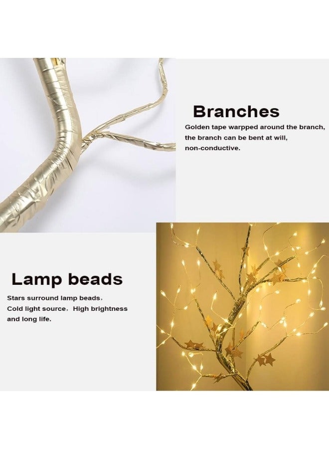 GGEROU Christmas Lighted Birch Tree Light, Christmas Decorations 72 Led Fairy Light Spirit Tree Fairy Light Spirit Tree Twinkling Tree Lamps - Image 5