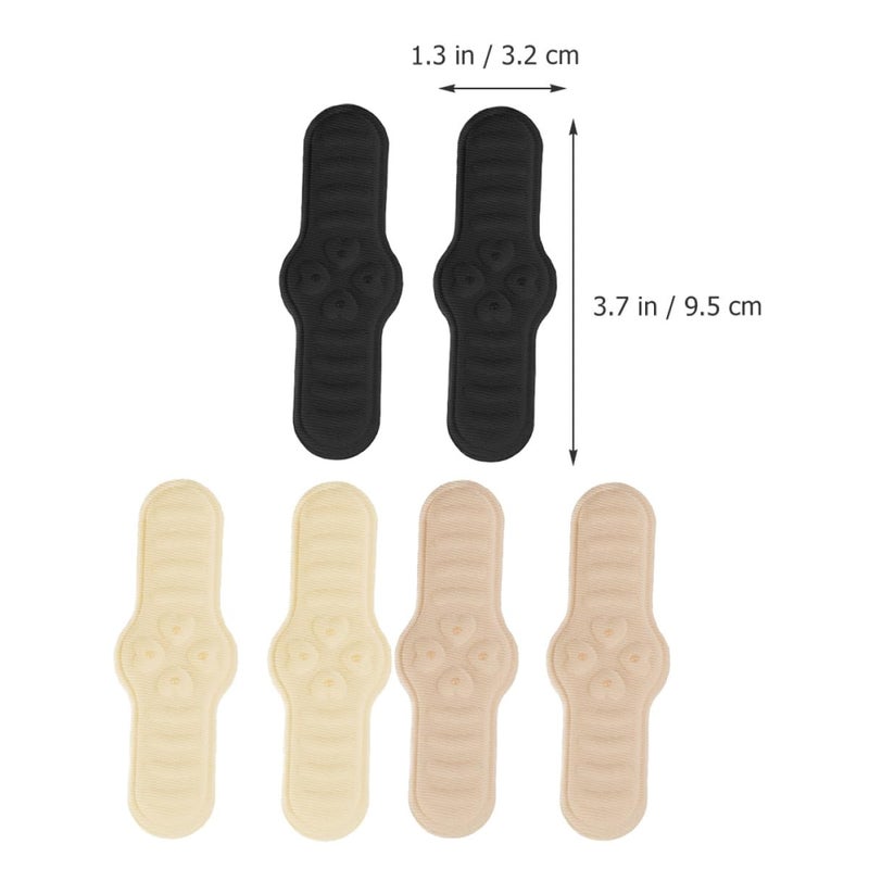 Self Adhesive Heel Grips Pads 6Pcs Anti Slip Cushion Inserts For High Heel Shoes Prevent Blisters - Image 3