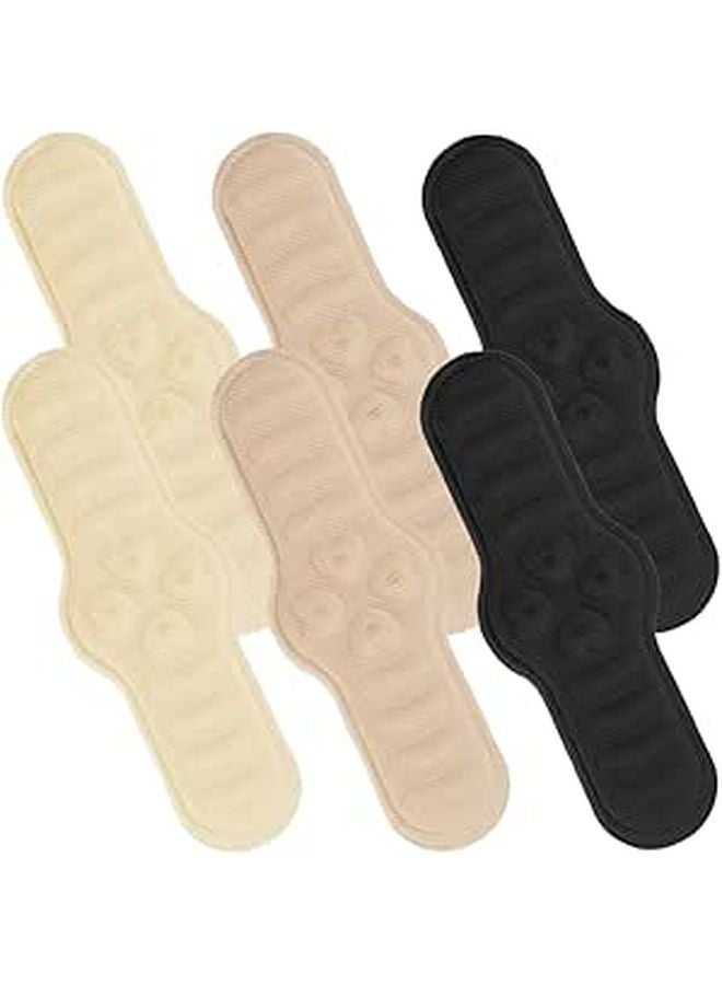 Self Adhesive Heel Grips Pads 6Pcs Anti Slip Cushion Inserts For High Heel Shoes Prevent Blisters - Image 1
